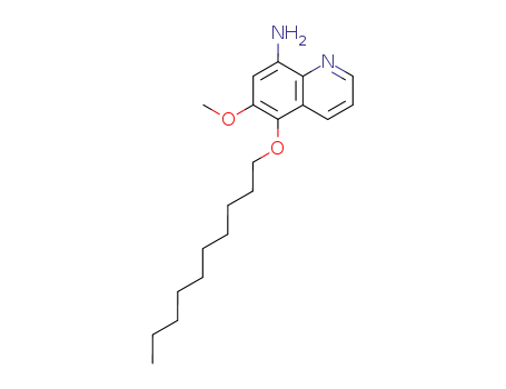 Molecular Structure of 81359-09-3 (8-Amino-5-(n-decoxy)-6-methoxyquinoline)