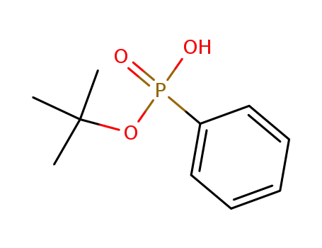 Molecular Structure of 7671-12-7 (Phosphonic acid, phenyl-, mono(1,1-dimethylethyl) ester)