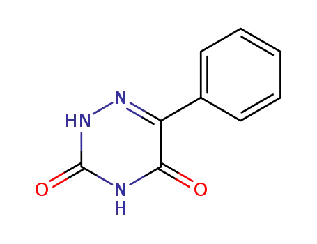Molecular Structure of 23891-08-9 (6-phenyl-1,2,4-triazine-3,5(2H,4H)-dione)