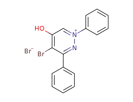 4-Bromo-5-hydroxy-1,3-diphenyl-pyridazin-1-ium; bromide