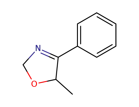 Molecular Structure of 80815-70-9 (5-Methyl-4-phenyl-2,5-dihydro-oxazole)