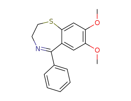 1,4-Benzothiazepine, 2,3-dihydro-7,8-dimethoxy-5-phenyl-