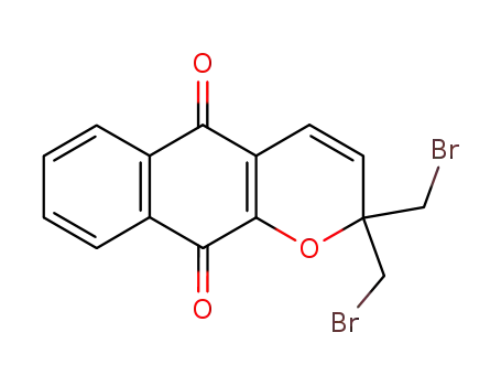β,β-di-(bromomethyl)pyrano-1,4-naphthoquinone