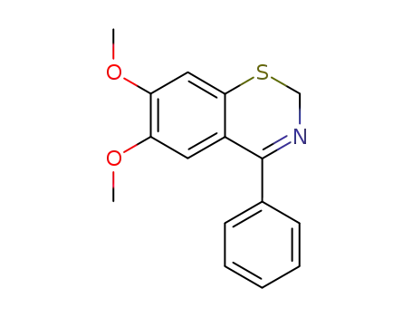 2H-1,3-Benzothiazine, 6,7-dimethoxy-4-phenyl-