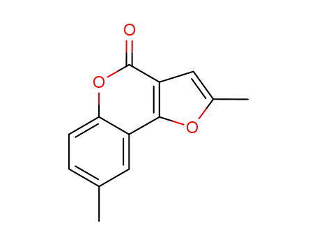 4H-Furo[3,2-c][1]benzopyran-4-one, 2,8-dimethyl-