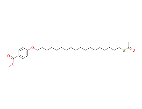 4-(18-Acetylsulfanyl-octadecyloxy)-benzoic acid methyl ester