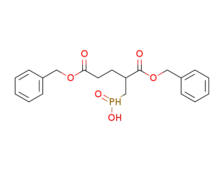 Pentanedioic acid, 2-[(hydroxyphosphinyl)methyl]-, bis(phenylmethyl)
ester