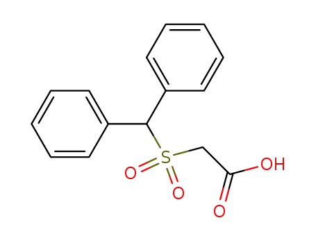Molecular Structure of 101094-05-7 (Modafinil Carboxylate Sulfone)