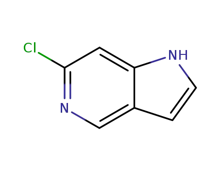 Molecular Structure of 74976-31-1 (6-Chloro-5-Azaindole)