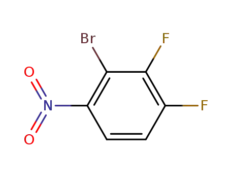 Molecular Structure of 350699-92-2 (2-Bromo-3,4-Difluoronitrobenzene)