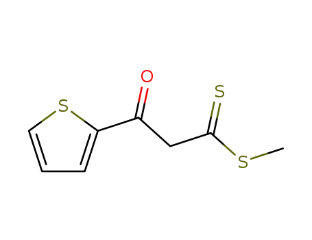 3-oxo-3-thiophen-2-yl-dithiopropionic acid methyl ester