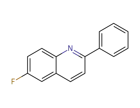 Molecular Structure of 2558-26-1 (Quinoline, 6-fluoro-2-phenyl-)