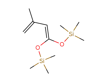 Molecular Structure of 87121-05-9 (1,1-BIS(TRIMETHYLSILYLOXY)-3-METHYL-1,3-BUTADIENE)