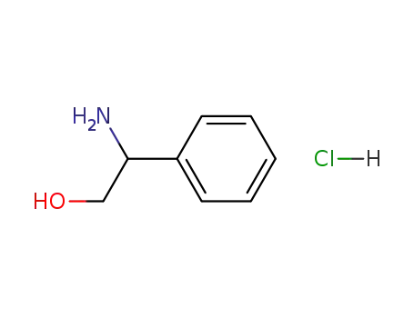 Molecular Structure of 62357-38-4 (Benzeneethanol, b-amino-, hydrochloride)