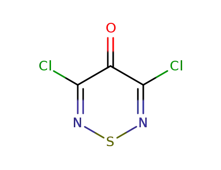 Molecular Structure of 54865-01-9 (4H-1,2,6-Thiadiazin-4-one, 3,5-dichloro-)