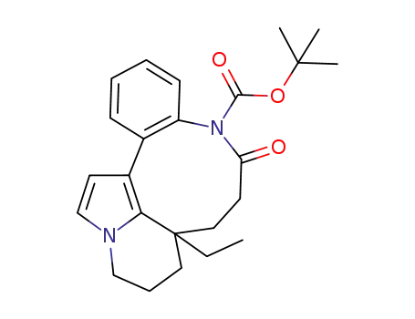 (±)-ter-butyl rhazinilam-N-carboxylate