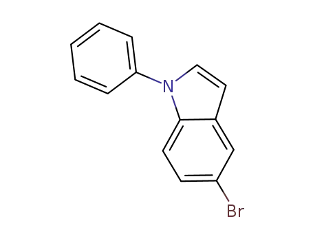 Molecular Structure of 504424-70-8 (5-bromo-1-phenyl-1H-indole)