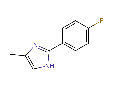 Molecular Structure of 104575-40-8 (2-(4-FLUORO-PHENYL)-4-METHYL-1H-IMIDAZOLE)
