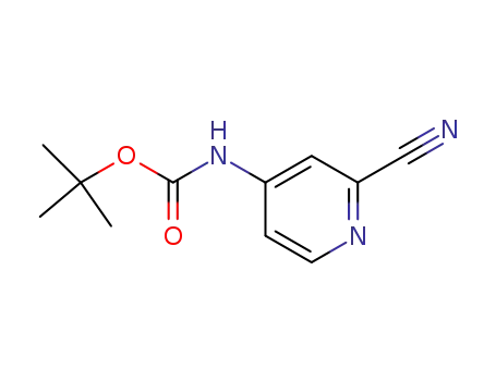 카르 밤산, (2- 시아 노 -4- 피리 디닐)-, 1,1- 디메틸 에틸 에스테르 (9CI)