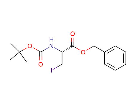Molecular Structure of 108957-20-6 (N-BOC-3-IODO-L-ALANINE BENZYL ESTER)