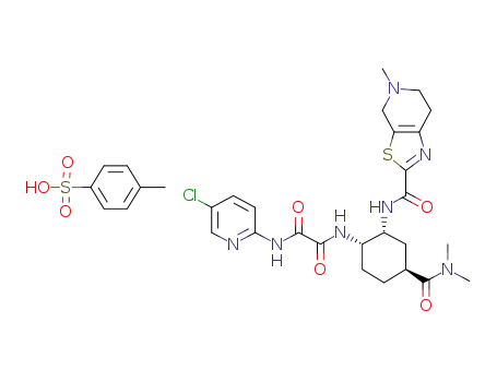 Molecular Structure of 480449-71-6 (Edoxaban (TsOH salt))
