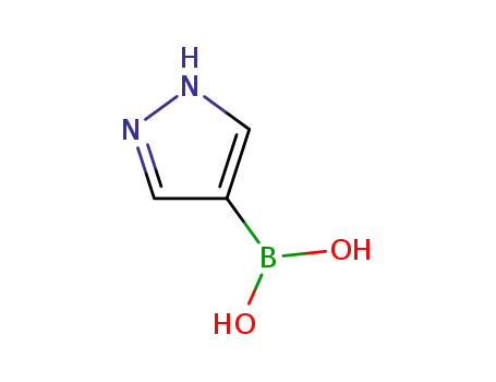 Molecular Structure of 763120-58-7 (1H-PYRAZOLE-4-BORONIC ACID)