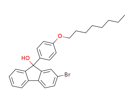 2-bromo-9-(4-octyloxyphenyl)-9-fluorene-9-ol