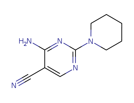 4-amino-2-piperidino-5-pyrimidinecarbonitrile