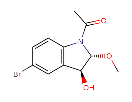 1-acetyl-5-bromo-3-hydroxy-2-methoxyindole