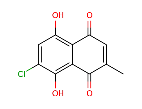 1,4-Naphthalenedione, 7-chloro-5,8-dihydroxy-2-methyl-