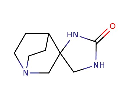 Molecular Structure of 313643-41-3 (SPIRO[1-AZABICYCLO[2.2.2]OCTANE-3,4'-IMIDAZOLIDIN]-2'-ONE HYDROCHLORIDE)