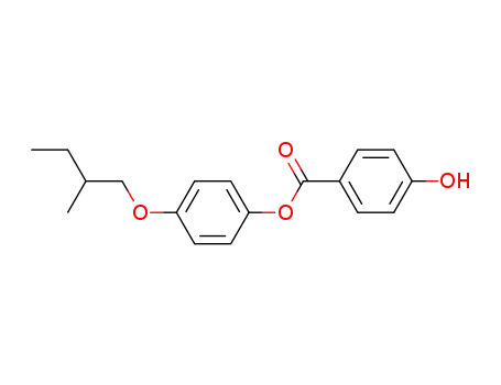 Benzoic acid, 4-hydroxy-, 4-(2-methylbutoxy)phenyl ester, (S)-