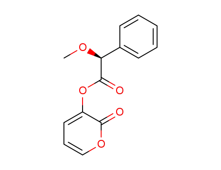 Benzeneacetic acid, a-methoxy-, 2-oxo-2H-pyran-3-yl ester, (S)-