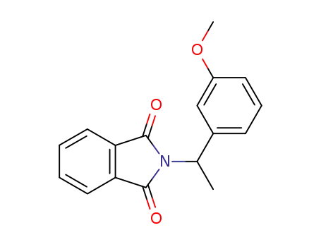 Molecular Structure of 365515-83-9 (N-[1-(3-Methoxyphenyl)ethyl]phthalimide)