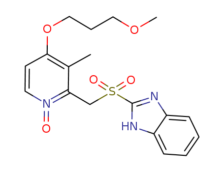1H-Benzimidazole,2-[[[4-(3-methoxypropoxy)-3-methyl-1-oxido-2-pyridinyl]methyl]sulfonyl]-