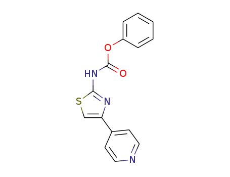 phenyl 4-(pyridin-4-yl)thiazol-2-ylcarbamate