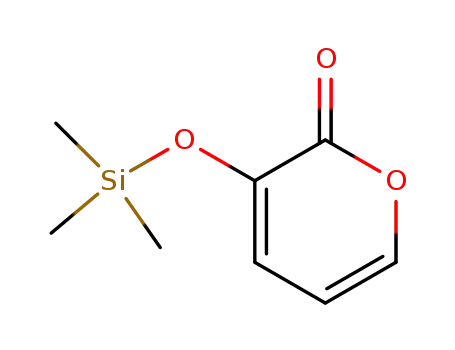Molecular Structure of 108298-46-0 (3-Trimethylsilanyloxy-pyran-2-one)