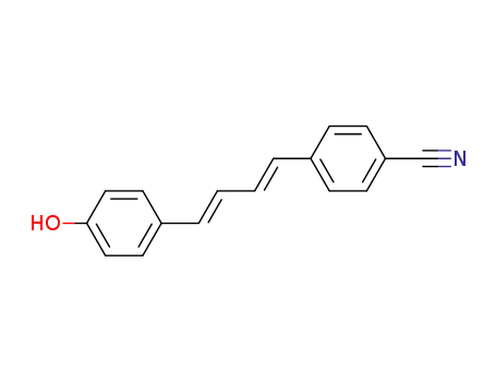 (1E,3E)-1-(4-cyanophenyl)-4-(4-hydroxyphenyl)-1,3-butadiene