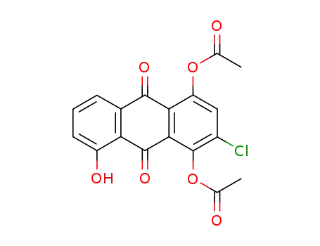 9,10-Anthracenedione, 1,4-bis(acetyloxy)-2-chloro-8-hydroxy-
