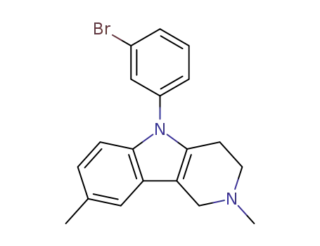 5-(3-bromo-phenyl)-2,8-dimethyl-2,3,4,5-tetrahydro-1H-pyrido[4,3-b]indole