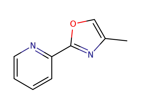 Molecular Structure of 90417-11-1 (Pyridine, 2-(4-methyl-2-oxazolyl)-)
