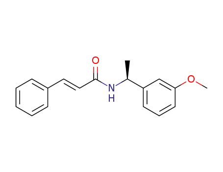 2-Propenamide, N-[(1S)-1-(3-methoxyphenyl)ethyl]-3-phenyl-, (2E)-