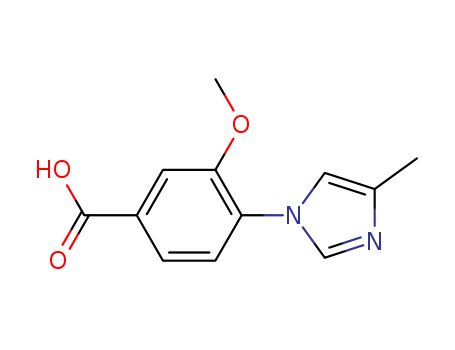 3-Methoxy-4-(4-methyl-1H-imidazol-1-yl)benzoic acid