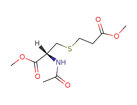methyl N-acetyl-S-(3-methoxy-3-oxopropyl)-L-cysteinate