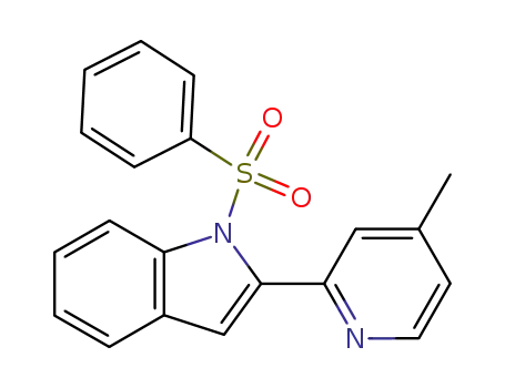 1H-Indole, 2-(4-methyl-2-pyridinyl)-1-(phenylsulfonyl)-