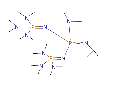 3-(tert-Butylimino)-1,1,1,3,5,5,5-heptakis(dimethylamino)-1λ<sup>5</sup>,3λ<sup>5</sup>,5λ<sup>5</sup>-1,4-triphosphazadiene