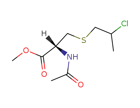 메틸 (2R)-2-아세트아미도-3-(2-클로로프로필설파닐)프로파노에이트