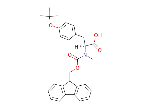 Molecular Structure of 133373-24-7 (Fmoc-N-Me-Tyr(Tbu)-OH)