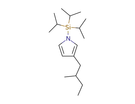 3-(2-methylbut-1-yl)-1-(triisopropylsilyl)pyrrole