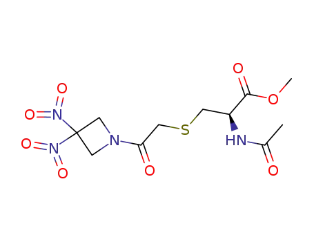 (R)-methyl 2-acetamido-3-(2-(3,3-dinitroazetidin-1-yl)-2-oxoethylthio)propanoate